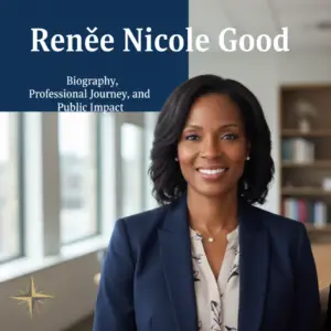 create a image on my blog post Renee Nicole Good: Biography, Professional Journey, and Public Impact