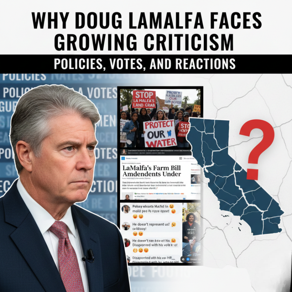 Why Doug LaMalfa Faces Growing Criticism: Policies, Votes, and Reactions