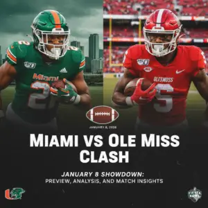 Miami vs Ole Miss Clash – January 8 Showdown: Preview, Analysis, and Match Insights